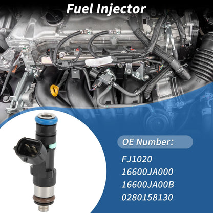 1 Pc Fuel Injector No.FJ1020/16600JA000 for Nissan Altima 2.5L L4 (2007–2013)