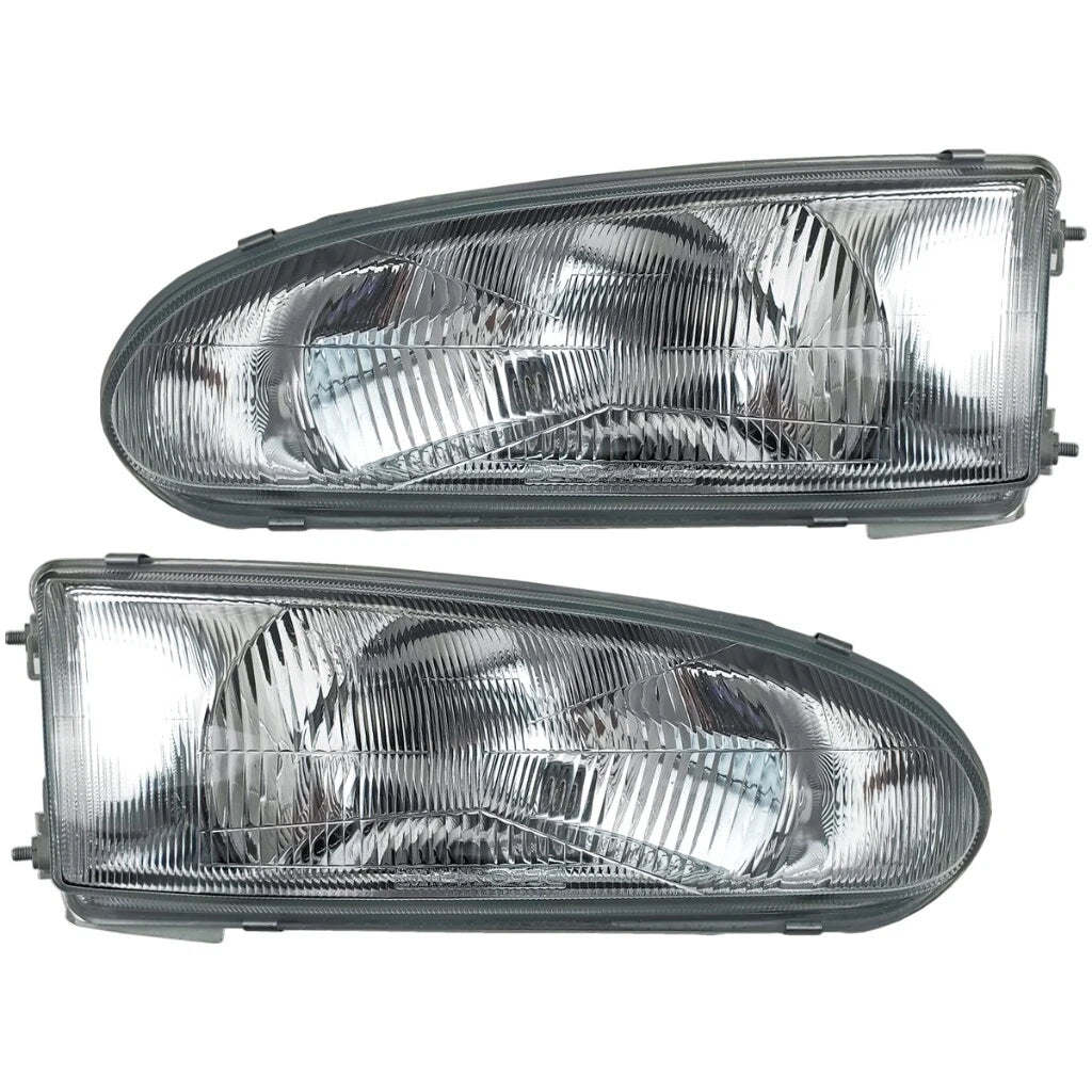 1 Pair Headlight Glass Lens for Proton Arena Jumbuck Satria Wira Persona (2000-2007)