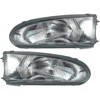 1 Pair Headlight Glass Lens for Proton Arena Jumbuck Satria Wira Persona (2000-2007)