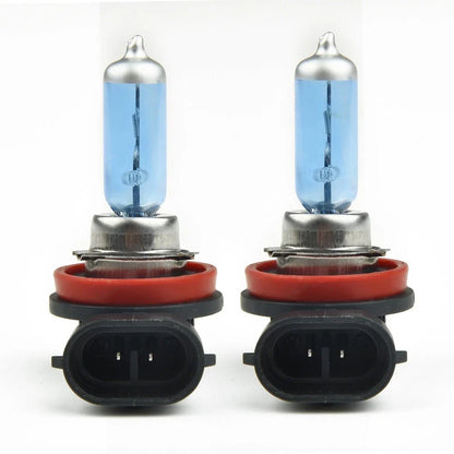 H11 1 Pair 55W 12V Headlight Halogen Bulbs Luminous Fog Lamp for Car