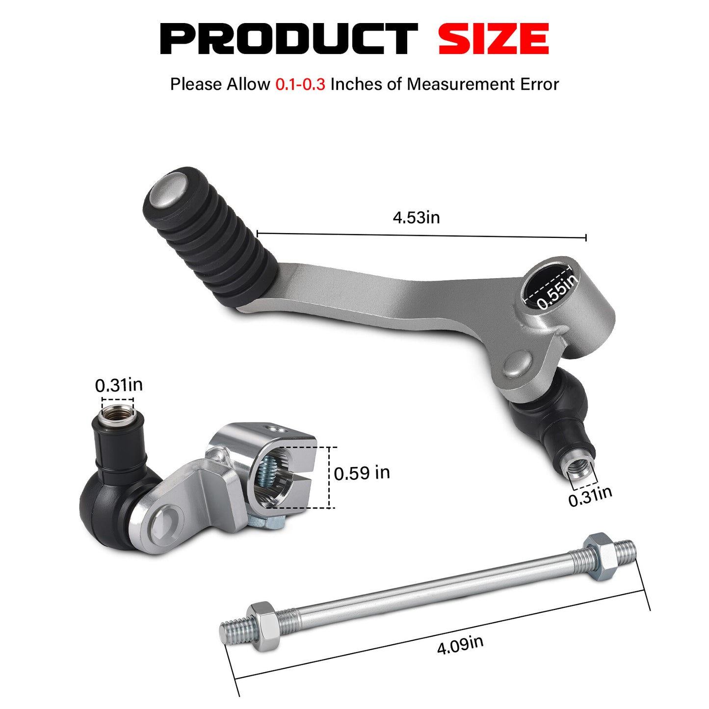 Gear Shift Lever for Kawasaki Ninja 300 (2013–2017)