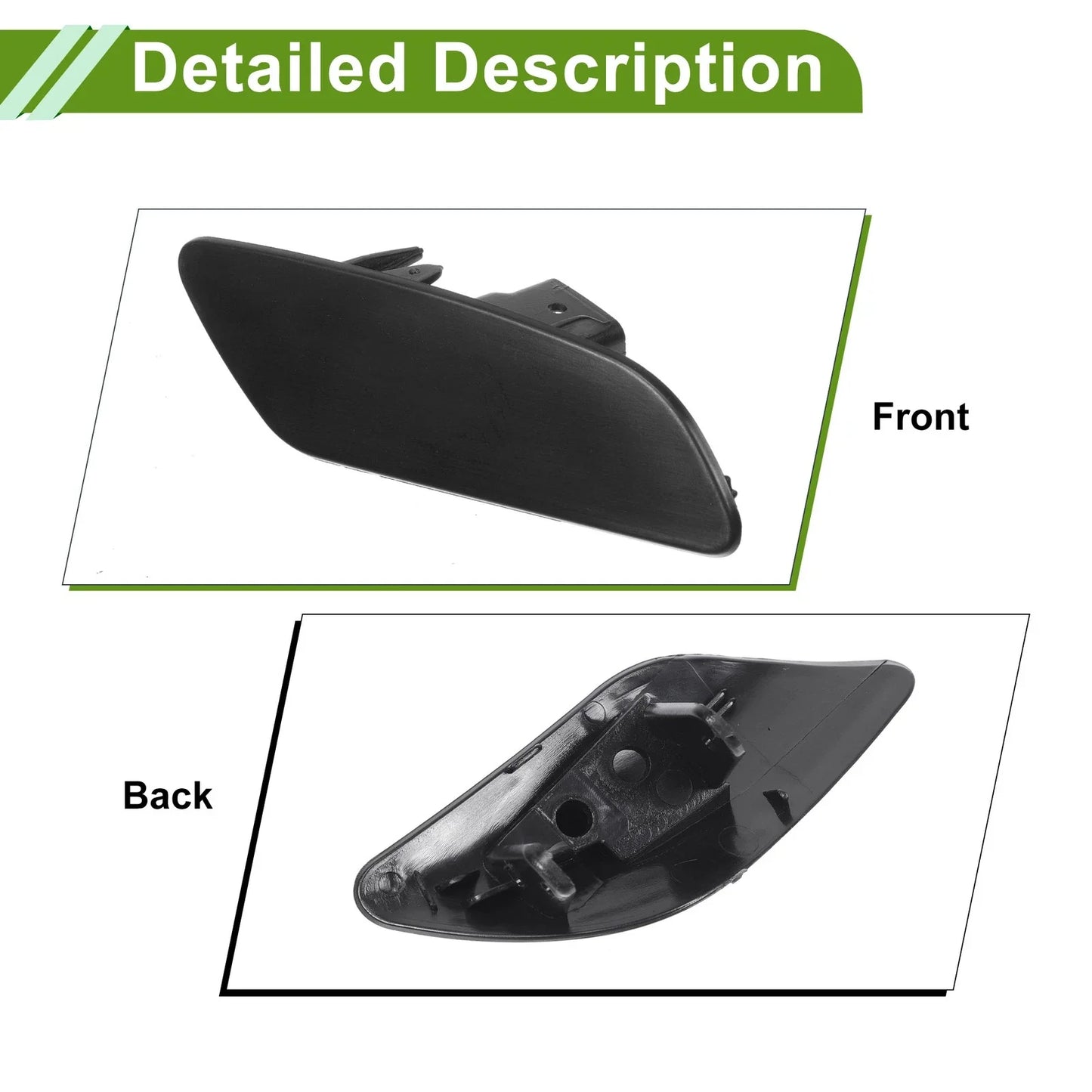 Bumper Headlight Washer Nozzle Cover for Porsche Cayenne (2003-2010)
