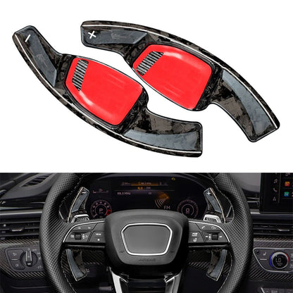 Carbon Fiber Paddle Shifter Extensions for Audi RS5 RS7 (2021) Red