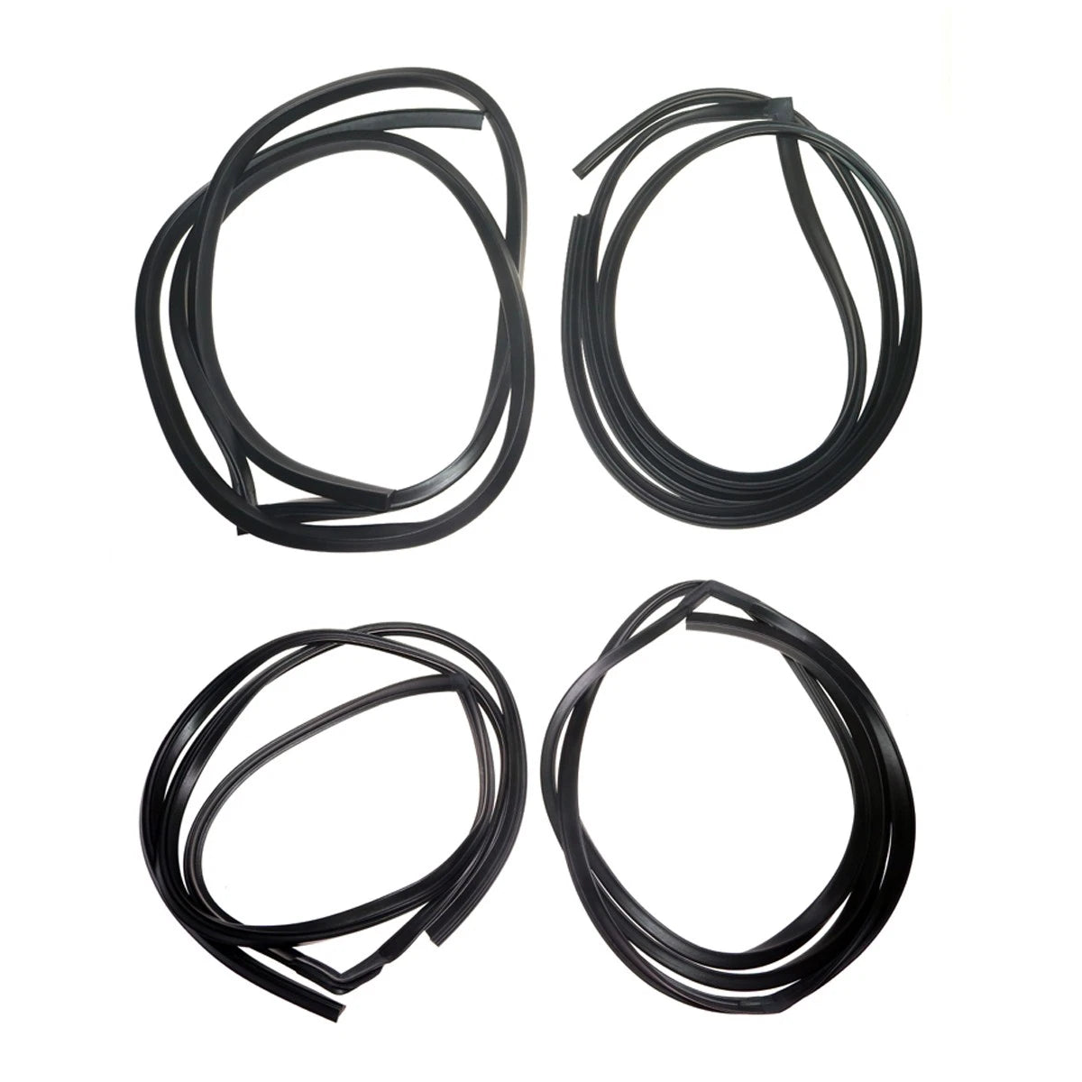 Set of 4 Door Weatherstrips for Toyota Corona Sedan (1964–1970)