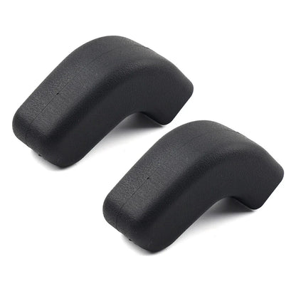 Black Front Bumper Tow Hook Cover for Jeep Wrangler JK JL JT (2007-2023)