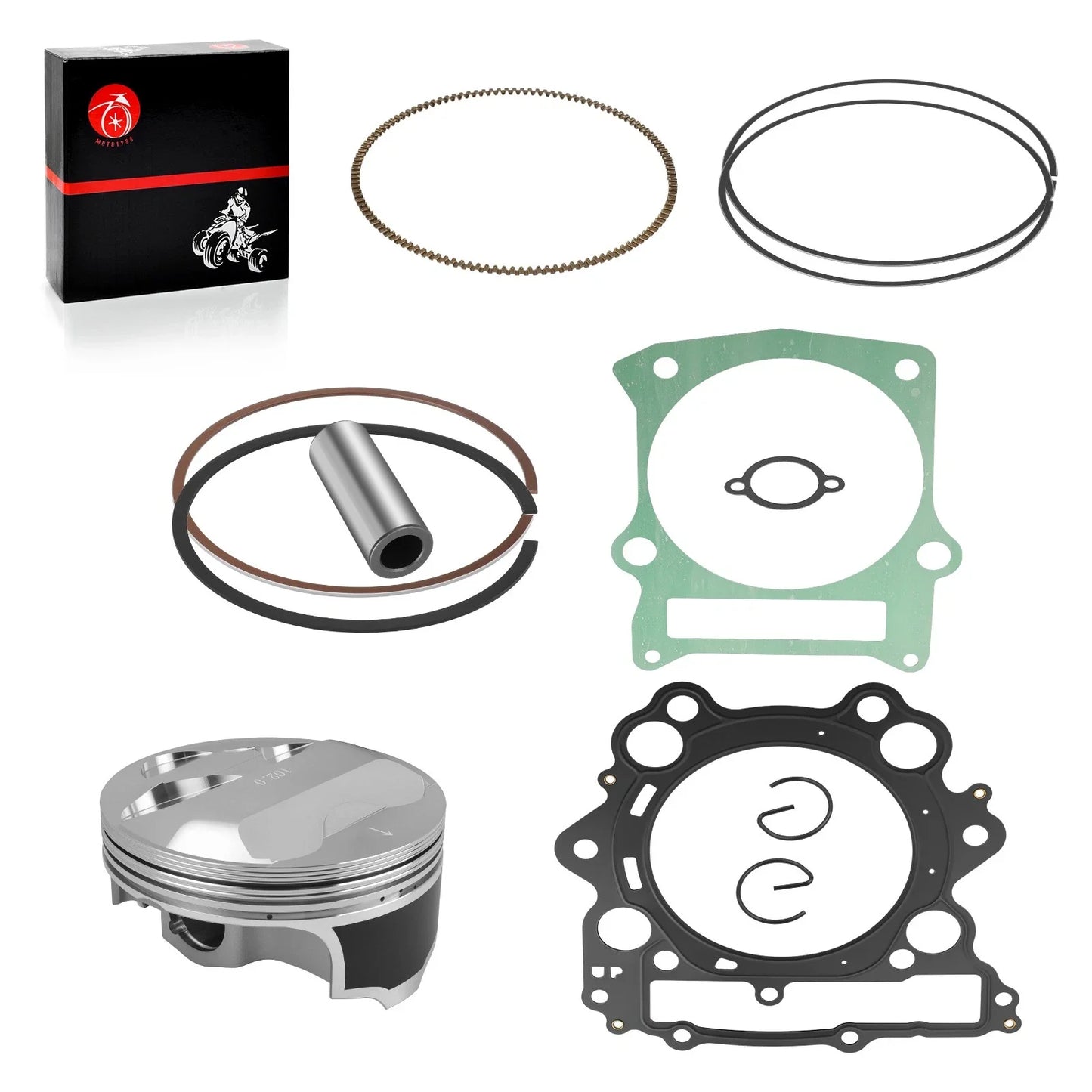 102mm Forged Piston & Top End Gasket for Yamaha Rhino YXR660 (2004–2007)