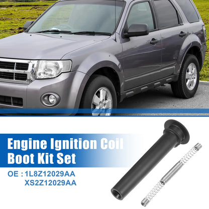Set of 6 Engine Ignition Coil Boot Kit No. 1L8Z12029AA/XS2Z12029AA for Ford Escape (2001–2007)