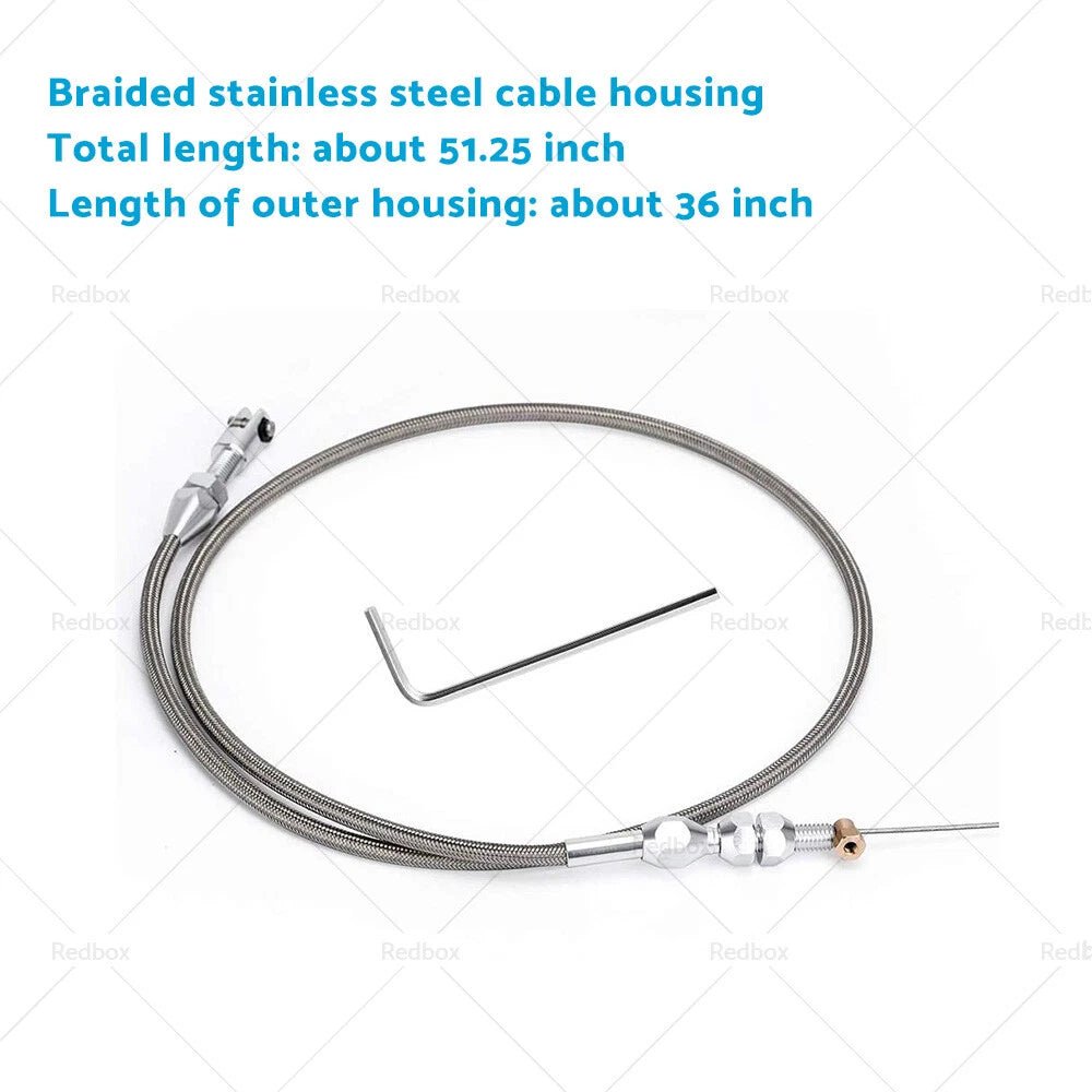 36" Throttle Cable Kit for 1997-2007 Chevrolet LS1 4.8 5.3 5.7 6.0