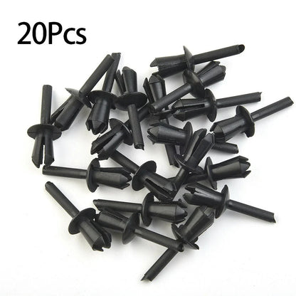 20x Black Rivet Clip Fender Retainer for E12 E28 E30 E34 E36 E39 E46 E60 E6