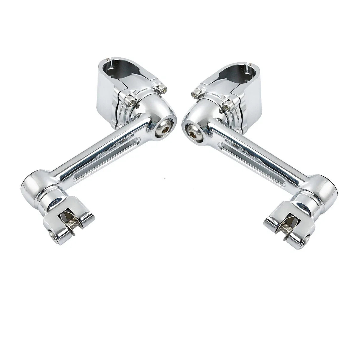 Chrome Footrest Footpeg Bracket Mount for Honda Goldwing 1800