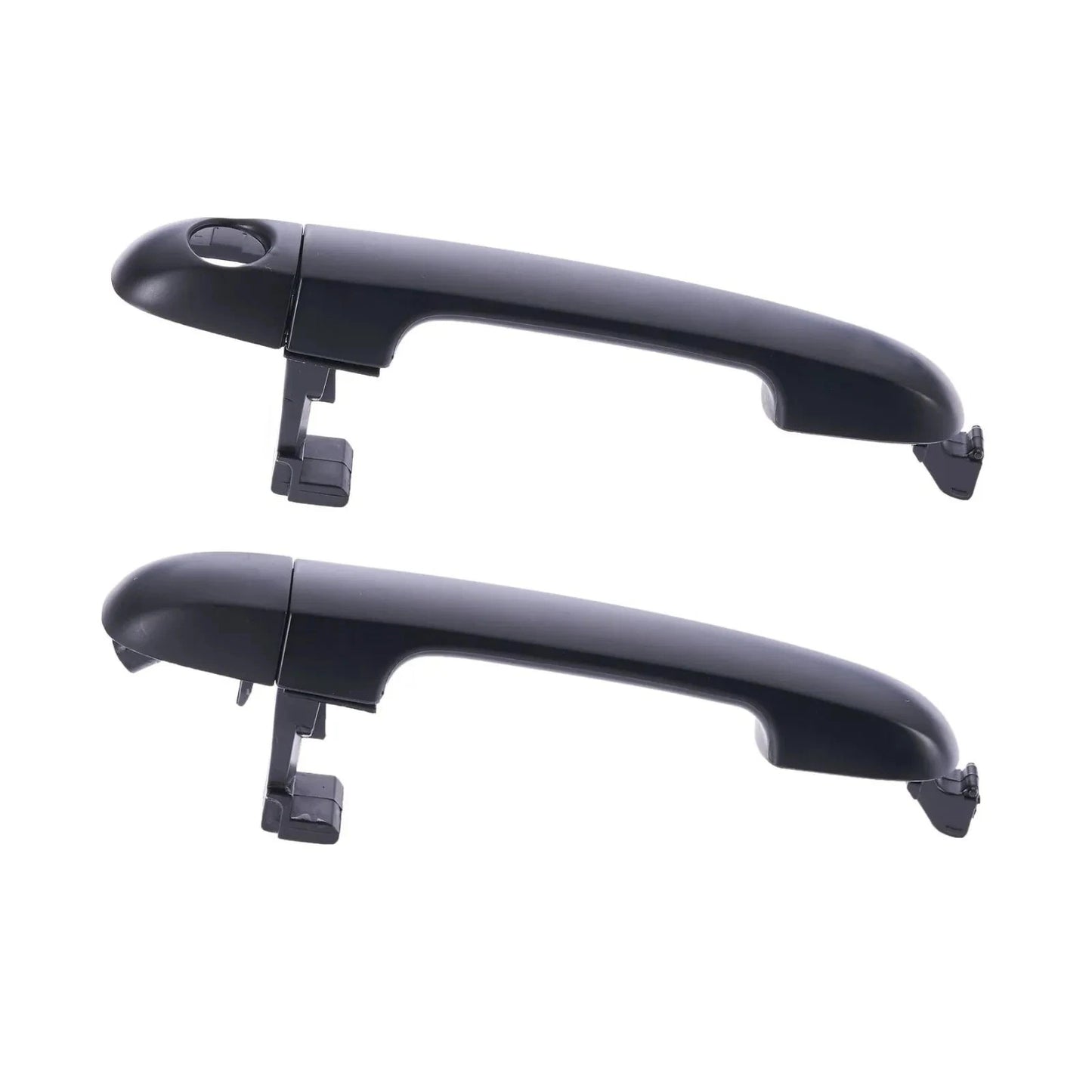 Set of 2 Front Left + Right Door Handle Outer Black for Hyundai i30 (2007–2012)