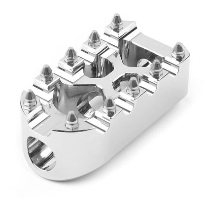 Universal Chrome Anti-Skid Gear Brake Shift Peg Pedals for Harley (MX Style)