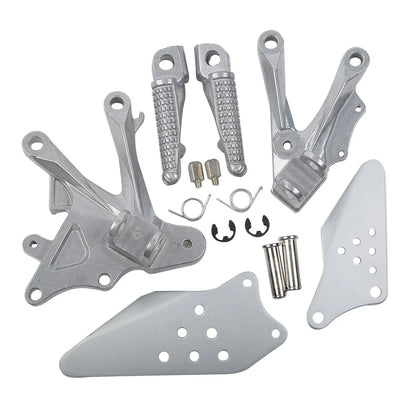Front Rider Footrest Pegs for KAWASAKI ZX10R ZX-10R (2006-2010)