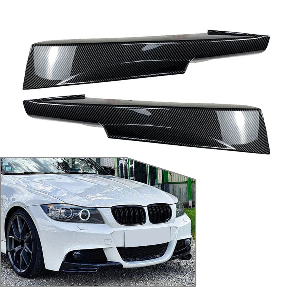 Front Bumper Lip Corner Splitters  for BMW E90 E91 M-Tech (2009-2013)