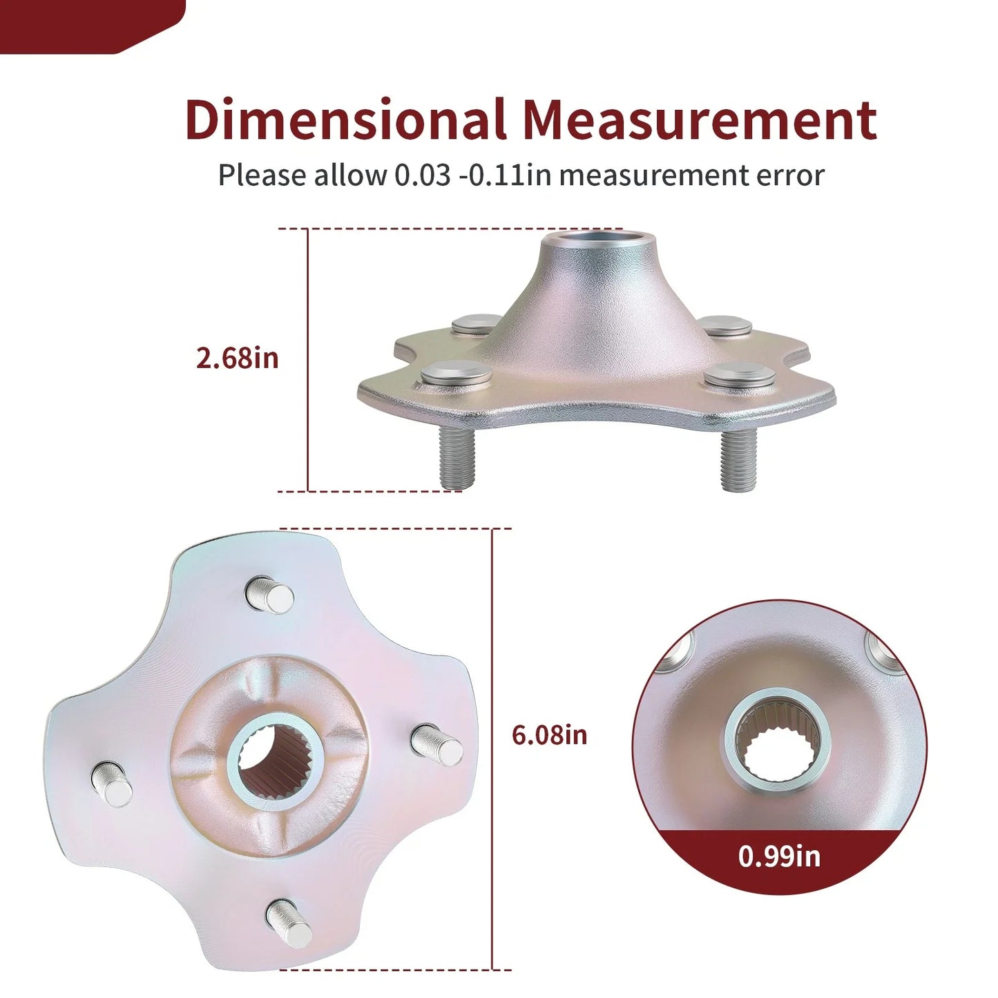 2 x Rear Wheel Hub for Honda Rancher
