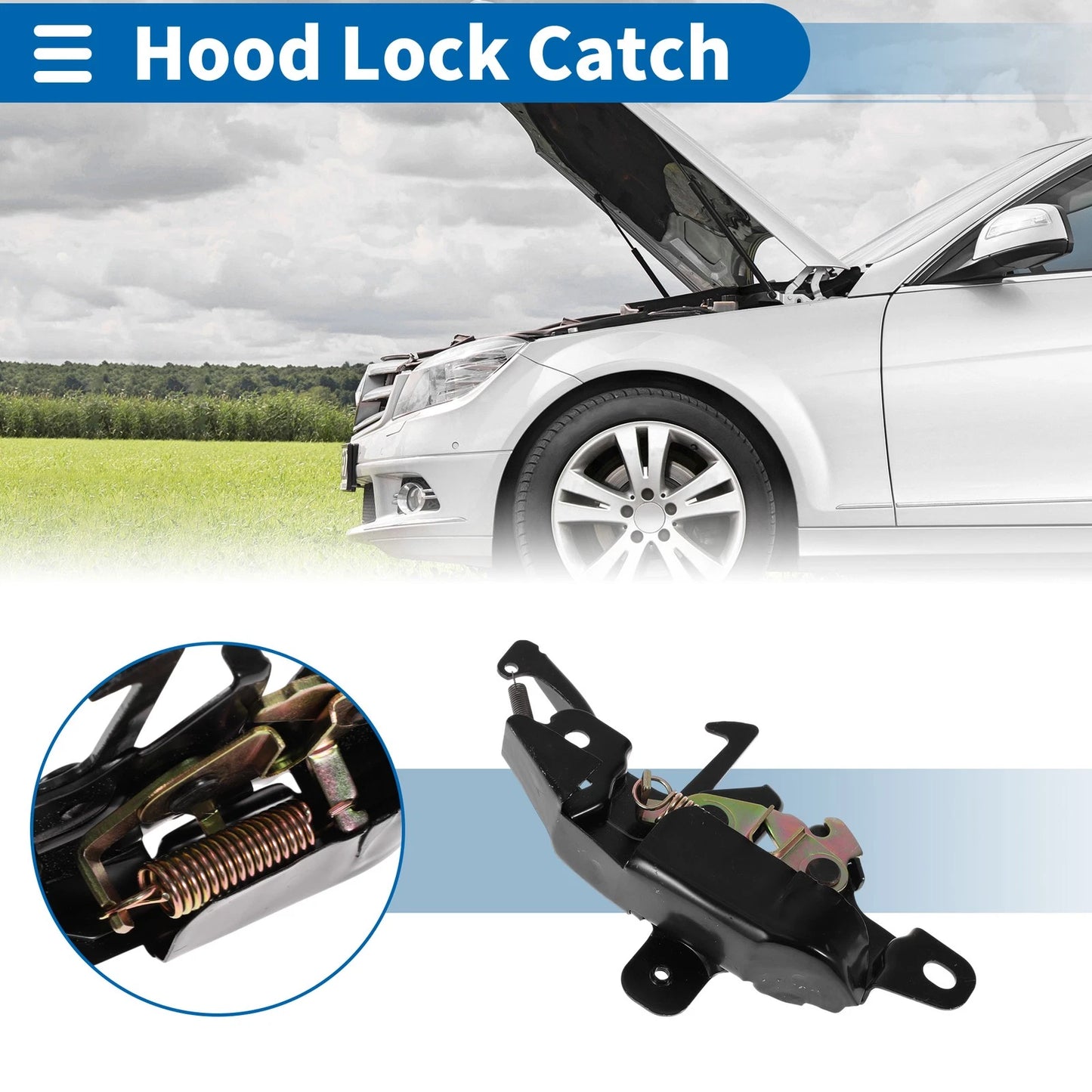 Hood Latch Assembly for Toyota Tacoma (1995–2000) No. 5351035080