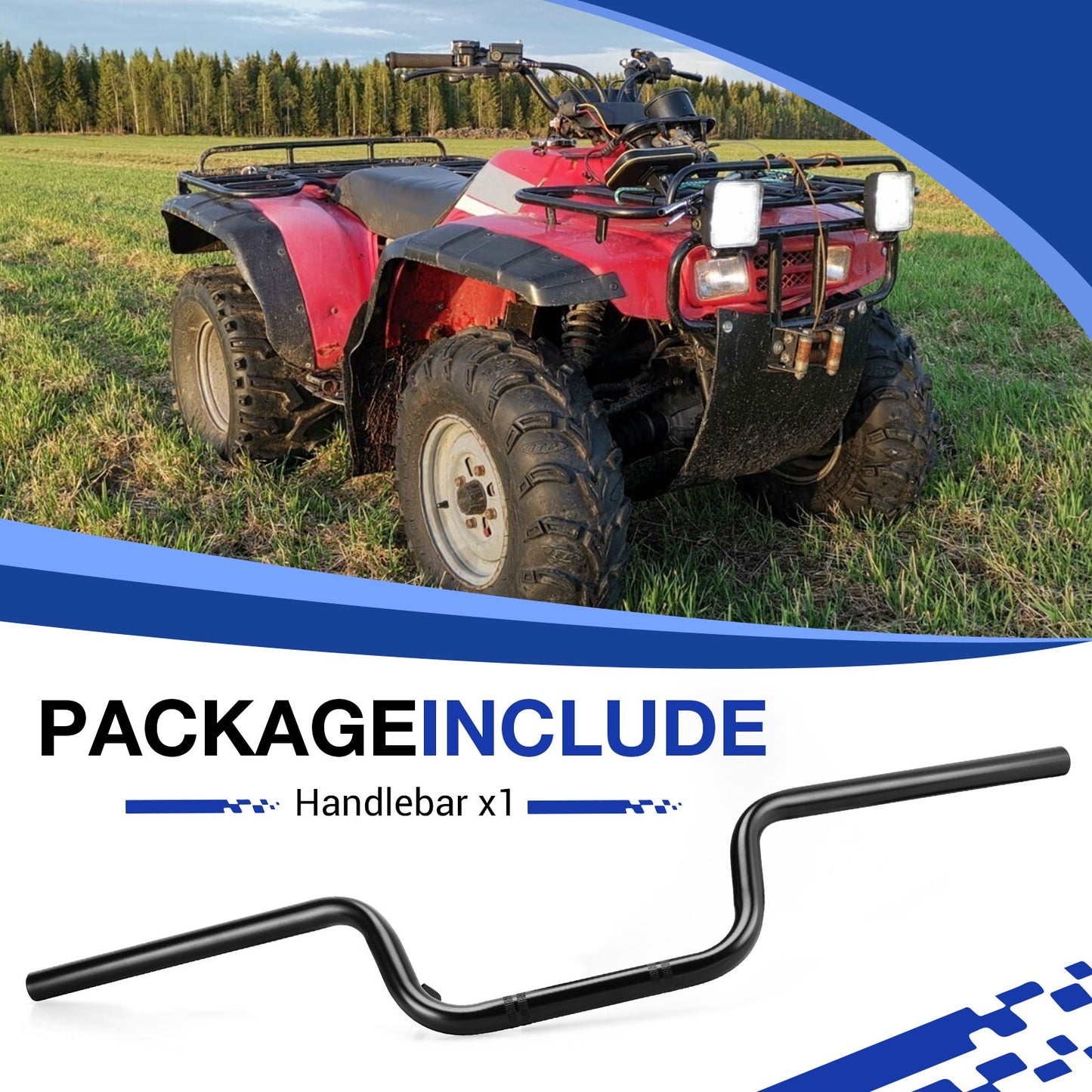 Handlebar for Honda Fourtrax 300 TRX300 FW (1988–2000)