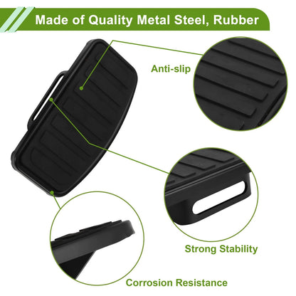 Foot Pegs for Honda VTX 1300 VTX 1800 (1 Pair) Metal Steel Rubber Black