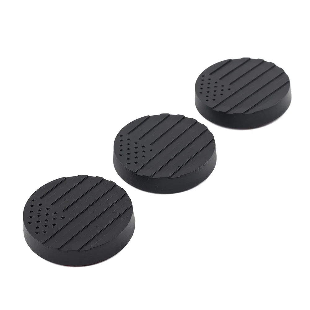 3 x Lock Door Key Hole Socket Cover Trim for Jeep Wrangler TJ JK JL JT