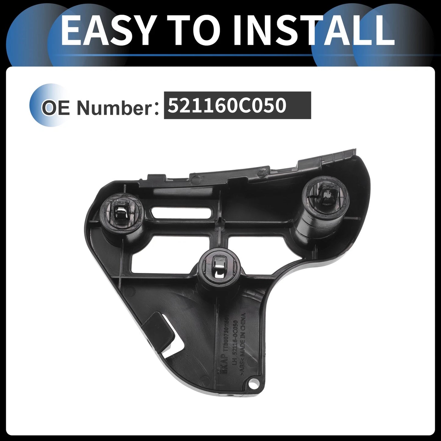 1 Pc Left Front Bumper Support Bracket No. 521160C050 for Toyota Tundra (2007–2014)