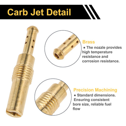 30 Pcs Carburetor Jet Nozzles Kit for Universal Applications
