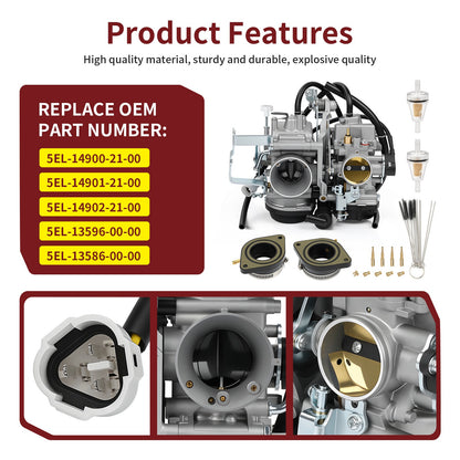 Carburetor Kit for Yamaha V-Star 1100 XVS1100 (1999–2005)