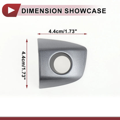 Front Left Door Handle for Audi A6 C7 (2011–2018) 4H1837879 Gray ABS