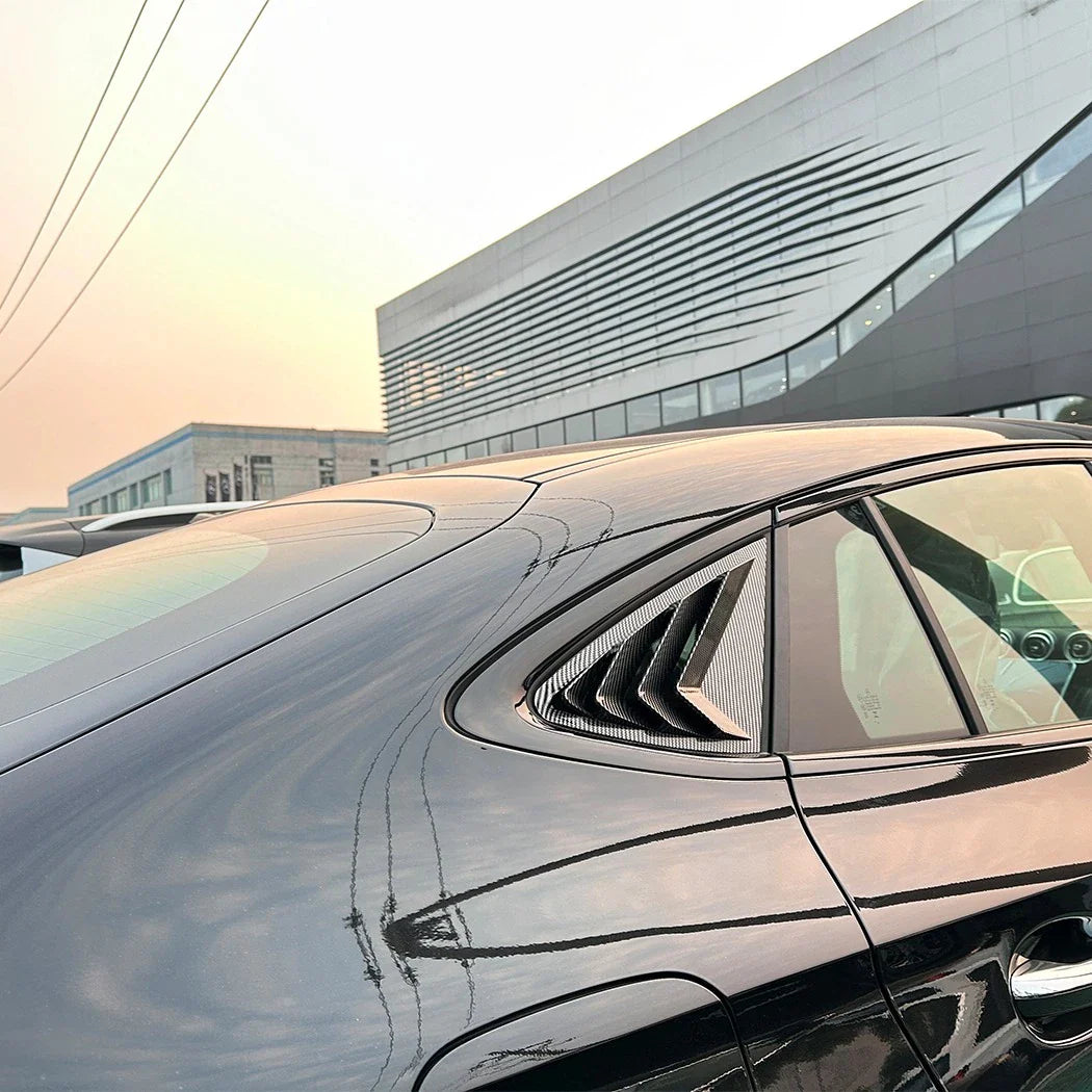 Rear Quarter Window Duct Vent Louver Covers for Benz GLC Coupe (2024–2025)