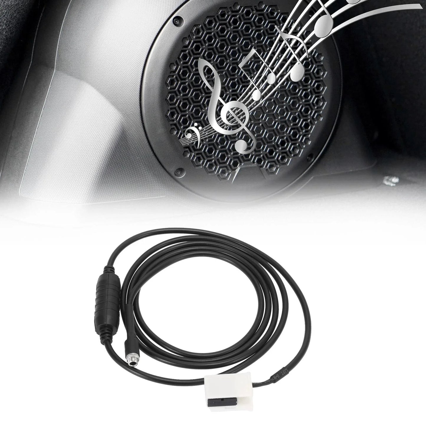 3.5mm AUX Audio Input Adapter Cable for BMW 750Li (2006-2008)