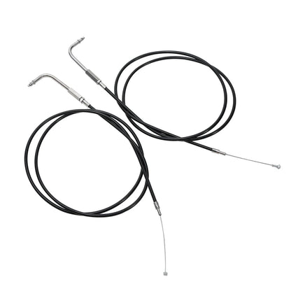 Throttle Cables 63in 160cm for Harley Sportster XL883 XL1200 Super Low Custom