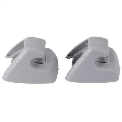 Gray Sun Visor Hook Clips for Chevrolet Cruze, Spark, Buick Verano (2011-2016)