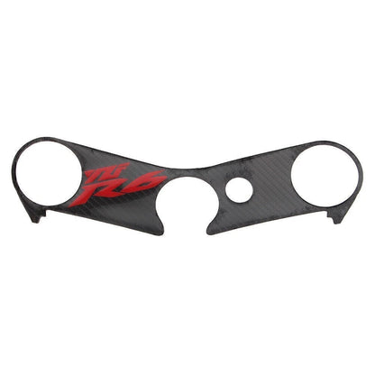 Carbon Look Top Yoke Fork Protector Sticker Cover for Yamaha YZF R6 (2006–2017)