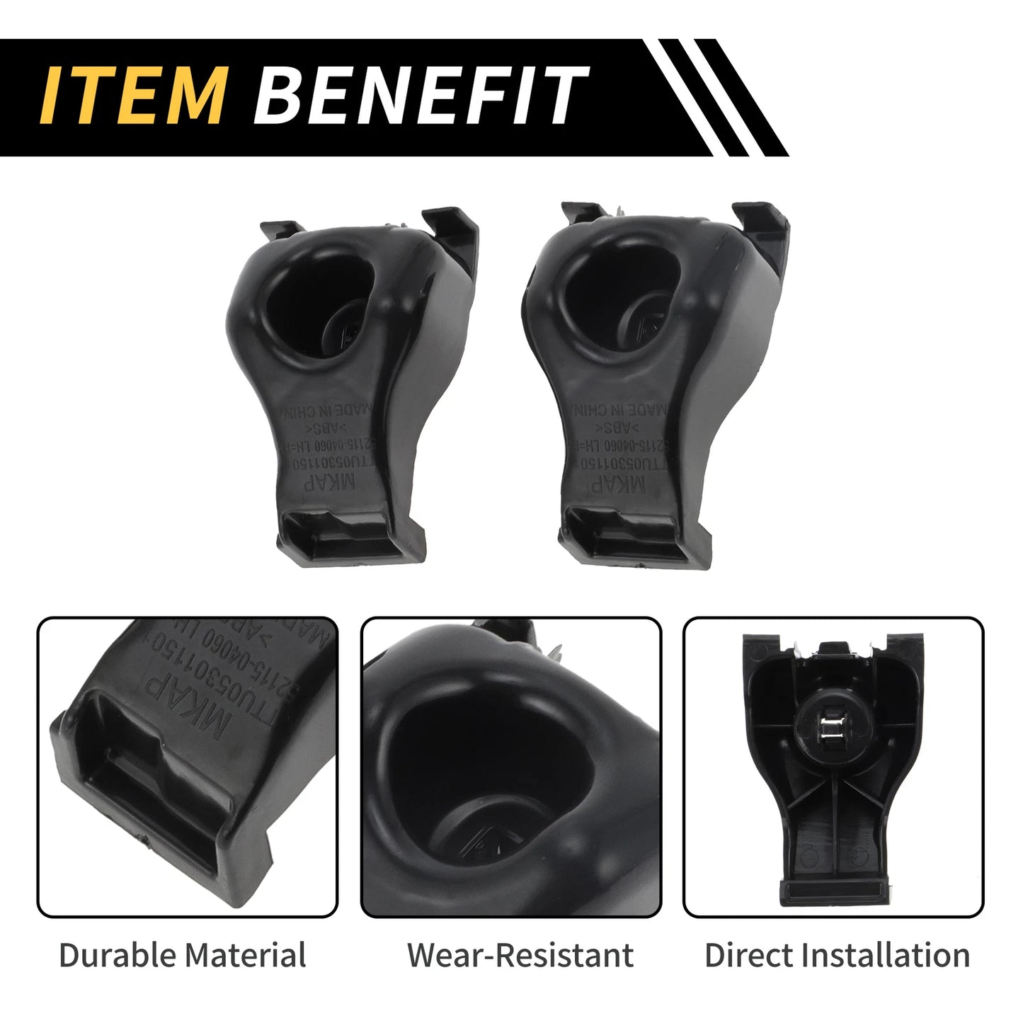 Pair Front Bumper Support Bracket for Toyota Tacoma (2005–2015) No.5211504060