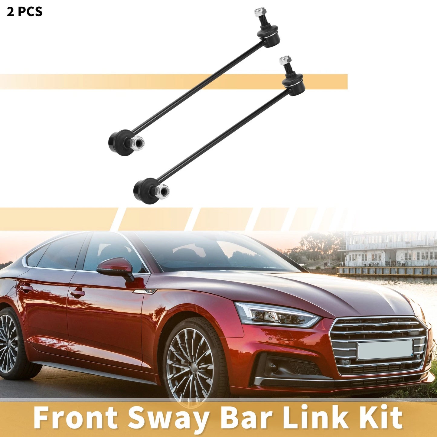 2pcs Front Stabilizer Sway Bar Link for Volkswagen Tiguan (2009–2012) No. 1K0411315K