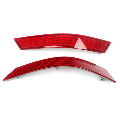Set of 2 Rear Bumper Reflector Light Lens for Mercedes-Benz W164 ML320 ML350 ML550