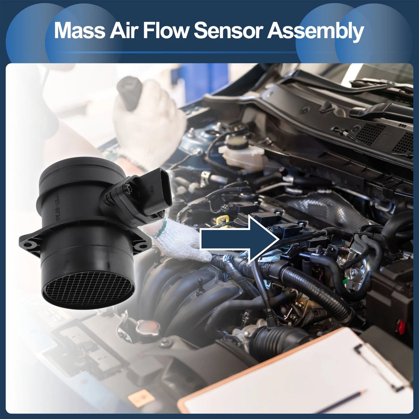 Mass Air Flow Sensor Assembly No. 071906461AX for Audi A3 (1996–2003)