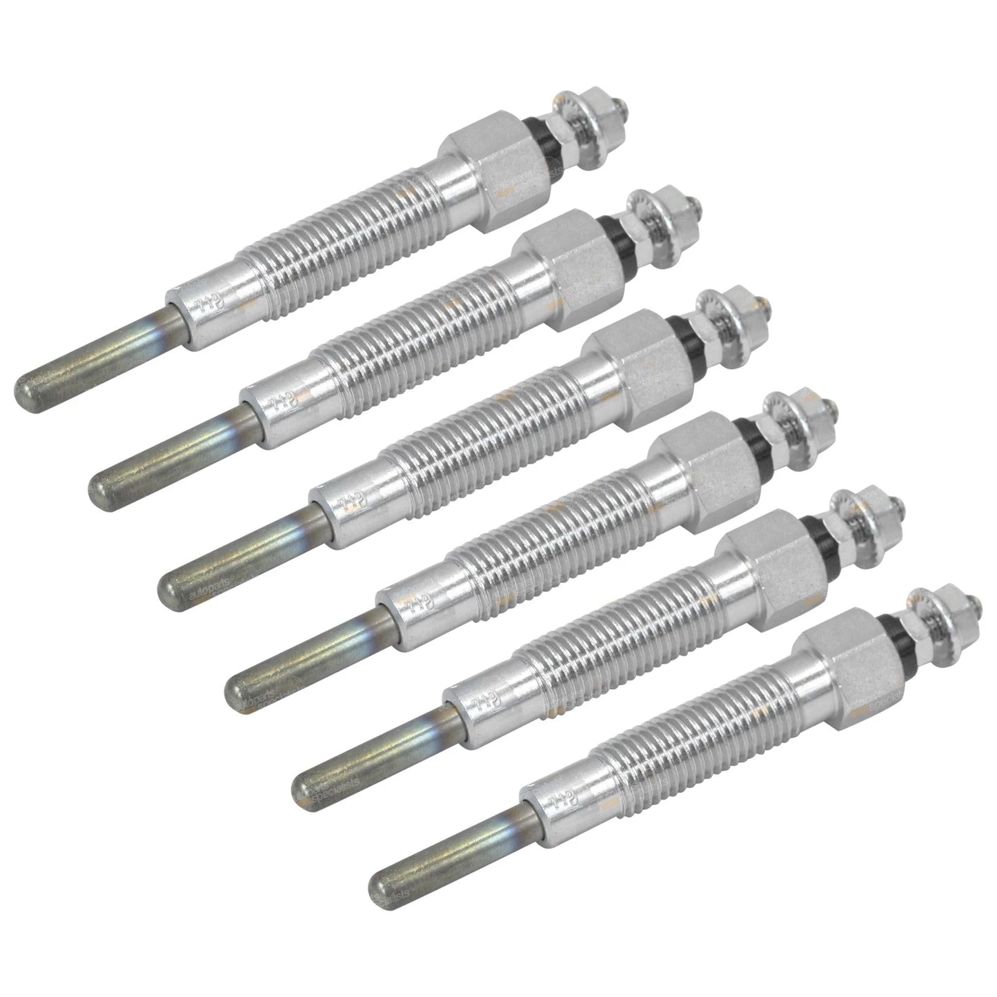 Set of 6 Diesel Glow Plugs for Nissan Patrol GQ (1988–1999) 4.2L TD42