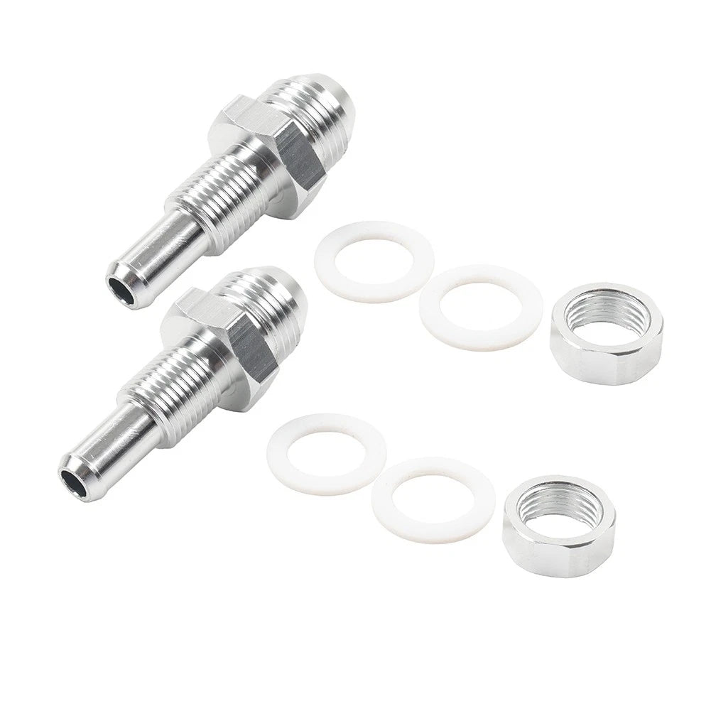 2X Handlebar Grips for Universal Motorcycle (50.8mm) - Silver