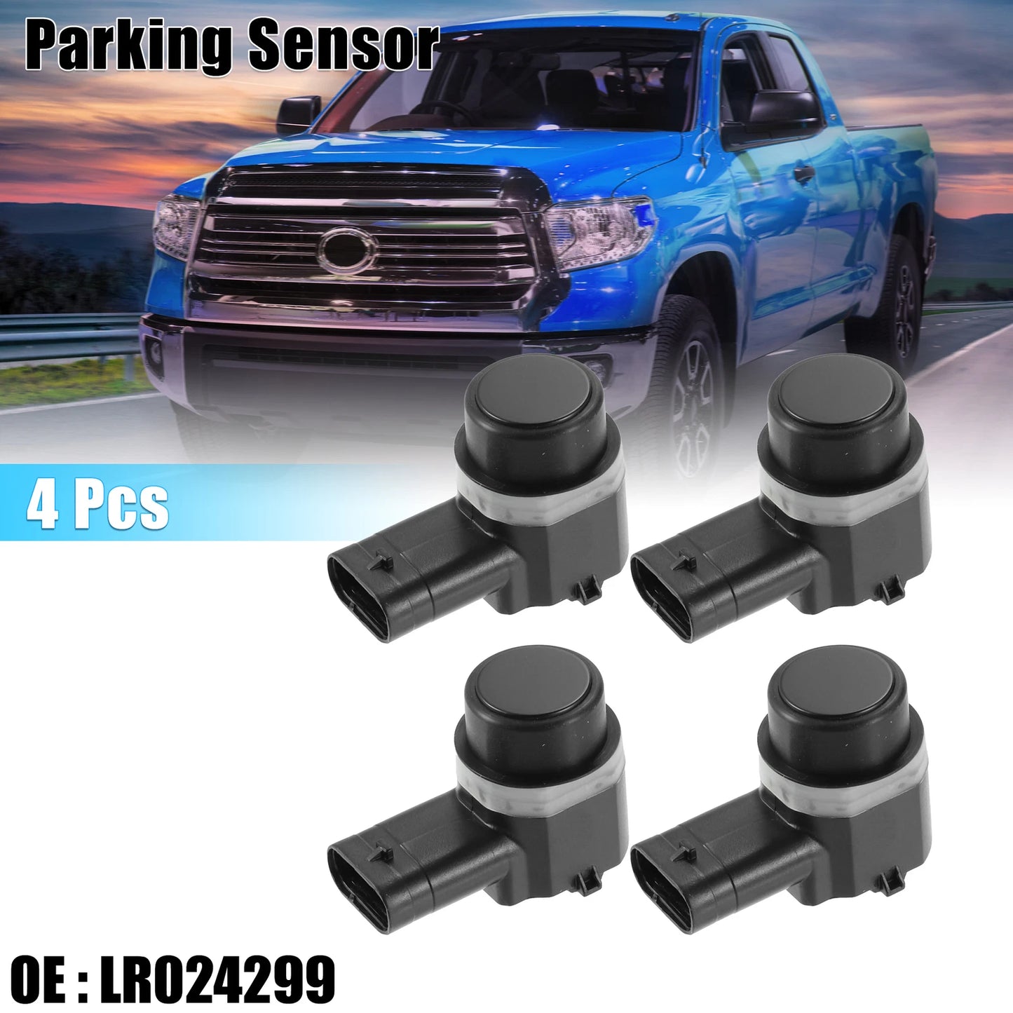 Set of 4 PDC Parking Assist Sensors for Land Rover Range Rover Evoque (2012–2018)