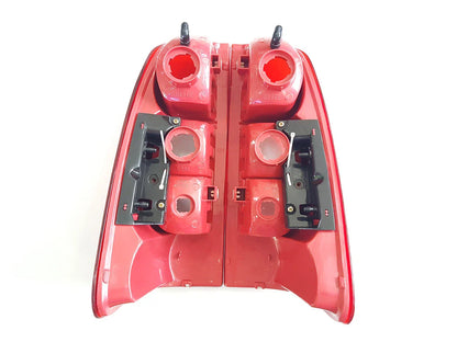 Pair of RED/CLEAR Tail Light Lamps for Holden Rodeo Colorado D-Max (2007-2011)