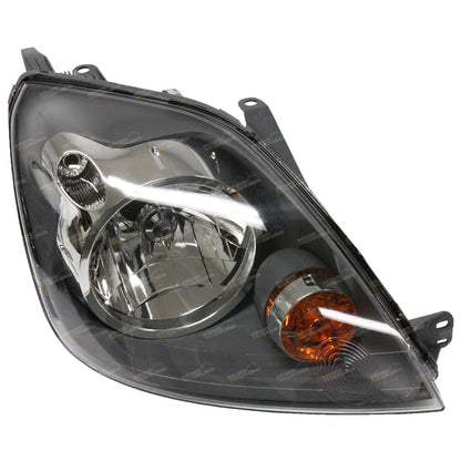 RH Black Headlight for Ford Fiesta WQ (2005–2008)