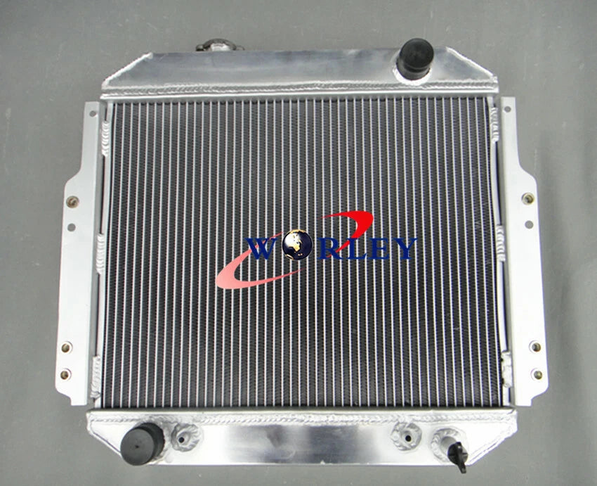 56MM Aluminum Radiator with Fan for Nissan Forklift A10-A25