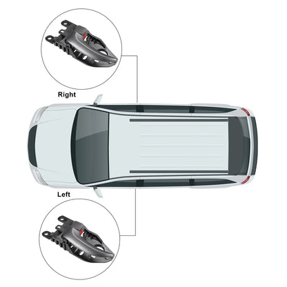 2 x Left Right Interior Door Handles for Hyundai Elantra (2011-2016)