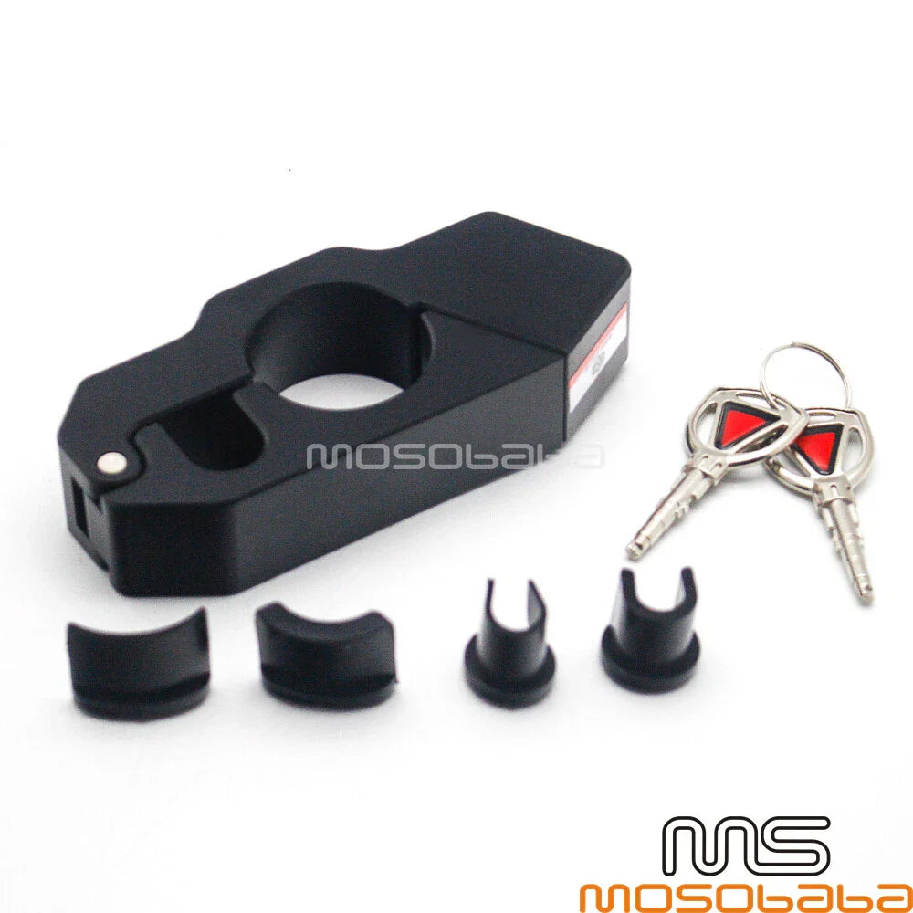 1.5" Motorcycle Handlebar Grip Lock for Yamaha Kawasaki BMW Ducati