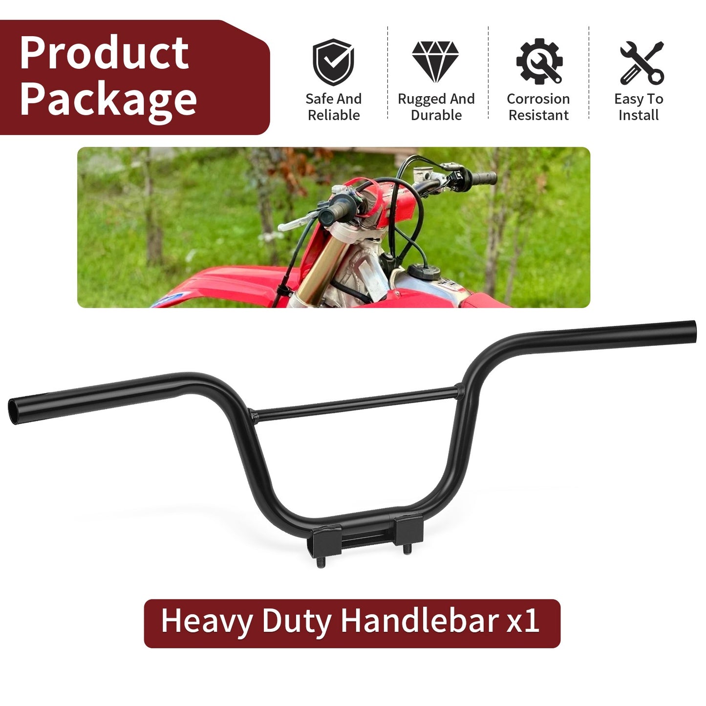 Handlebar Steering Bars for Honda CRF50F (2004–2023)