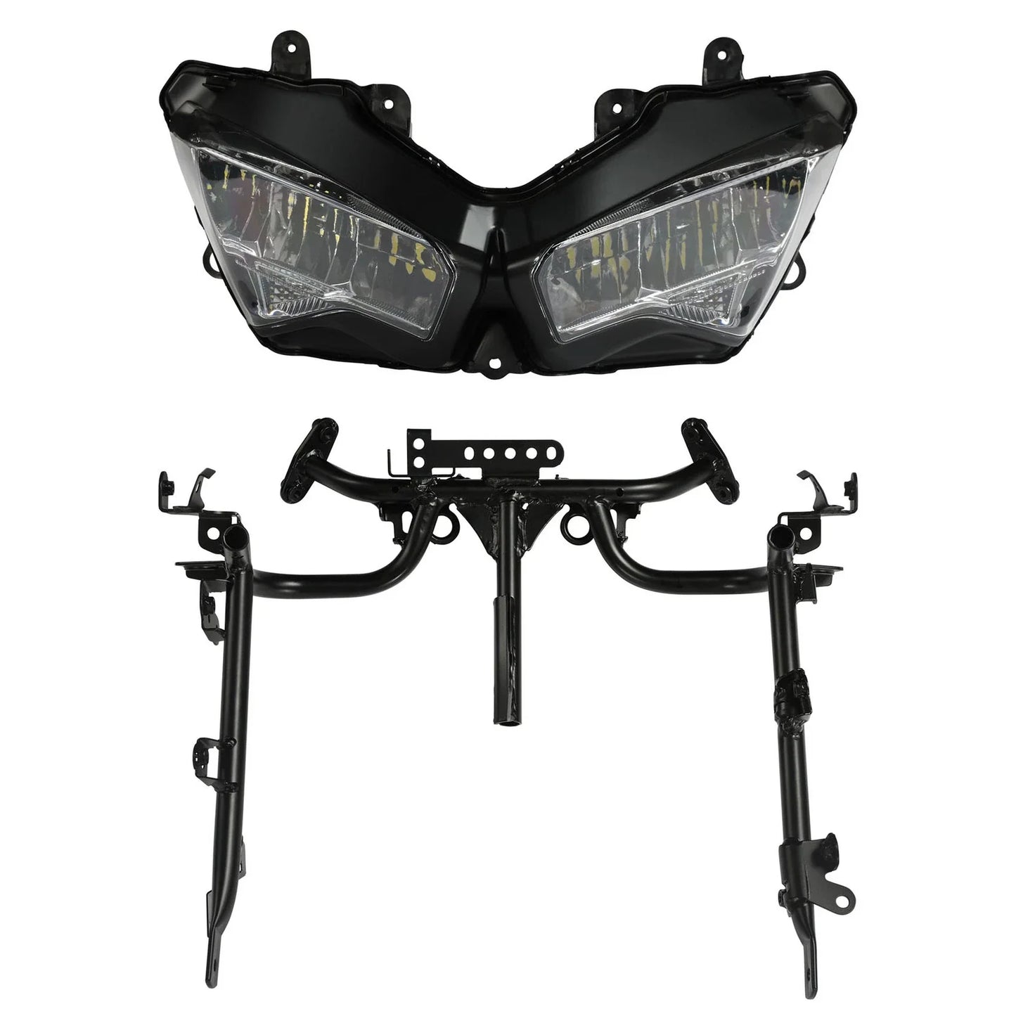 Headlight Assembly & Fairing Stay Bracket for Kawasaki ZX4R ZX4RR (2023-2025)