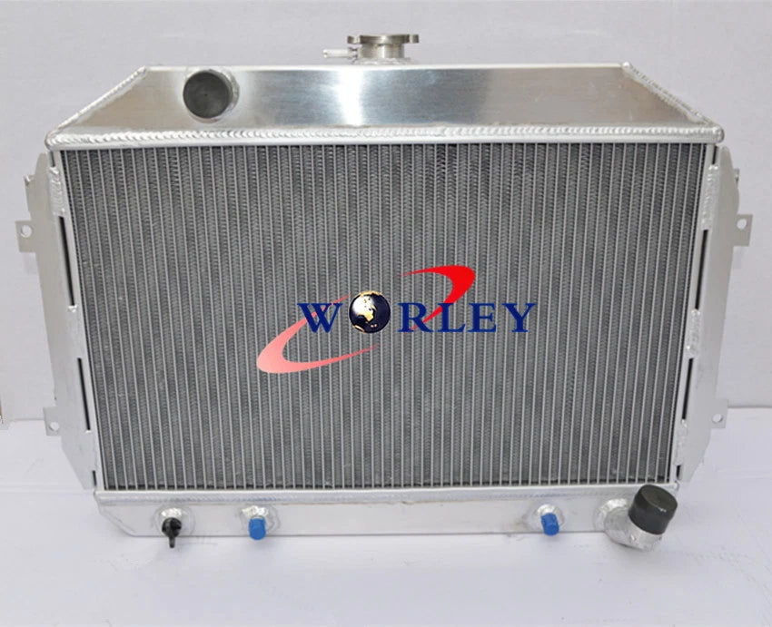 3-Row Aluminum Radiator with Fans for Nissan Fairlady Z S30 (1970–1978)