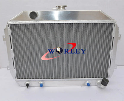 3-Row Aluminum Radiator with Fans for Nissan Fairlady Z S30 (1970–1978)