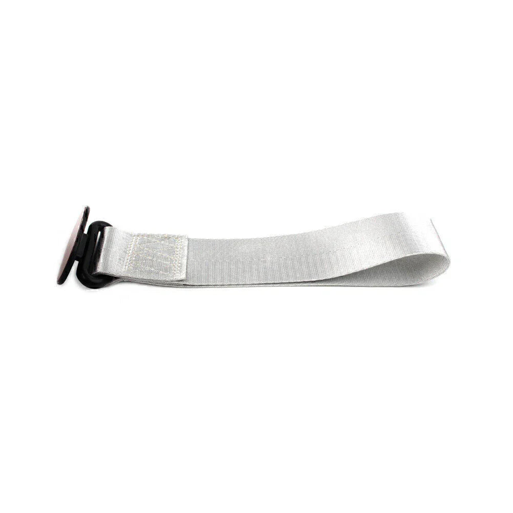 Grey Car Tow Towing Strap Belt Rope for Universal Rear/Front Bumper