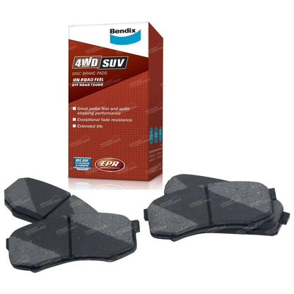 2 x Rear Disc Rotors Pads for Toyota FZJ78 FZJ79 HDJ78 HDJ79 HZJ78 HZJ79